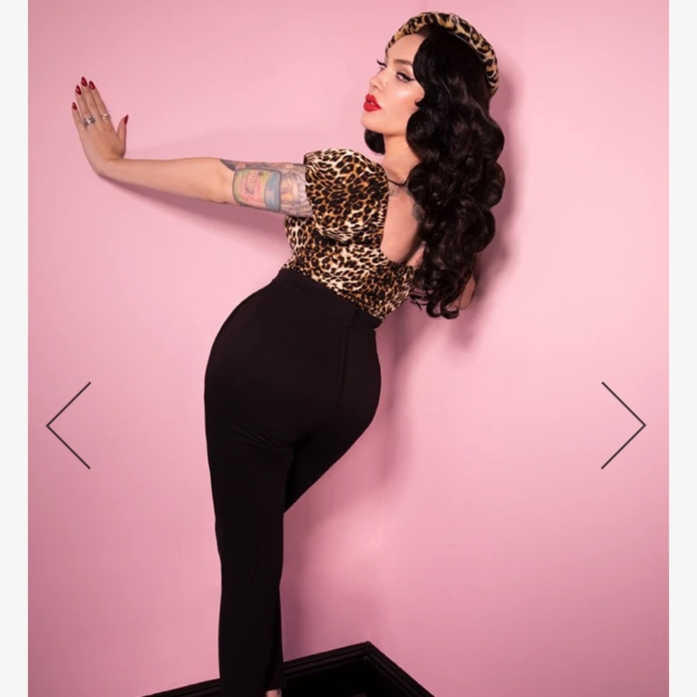 Vixen by Micheline Pitt cigarette pants